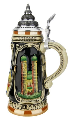 Portraits Of Munich Hand Painted Beer Stein 8 Portraits Of Munich Hand Painted Beer Stein -German Beer Steins Sales Store Portraits of Munich Hand Painted Beer Stein K303MN RS SM 25985.1592241217