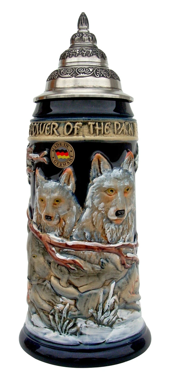 Power Of The Pack Wolf Beer Stein 1 Power Of The Pack Wolf Beer Stein