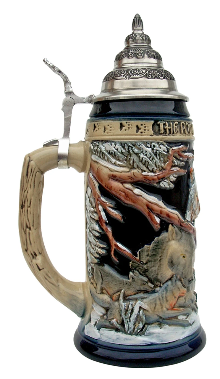 Power Of The Pack Wolf Beer Stein 2 Power Of The Pack Wolf Beer Stein - Image 2