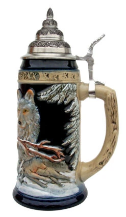 Power Of The Pack Wolf Beer Stein 5 Power Of The Pack Wolf Beer Stein -German Beer Steins Sales Store Power of the Pack Cobalt K955 RS SM 72547.1401735952