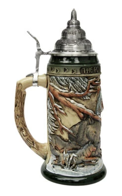 Power Of The Pack Wolf Beer Stein Rustic 6 Power Of The Pack Wolf Beer Stein Rustic -German Beer Steins Sales Store Power of the Pack Wolf Beer Stein Rustic K955RU LS SM 57343.1446391299