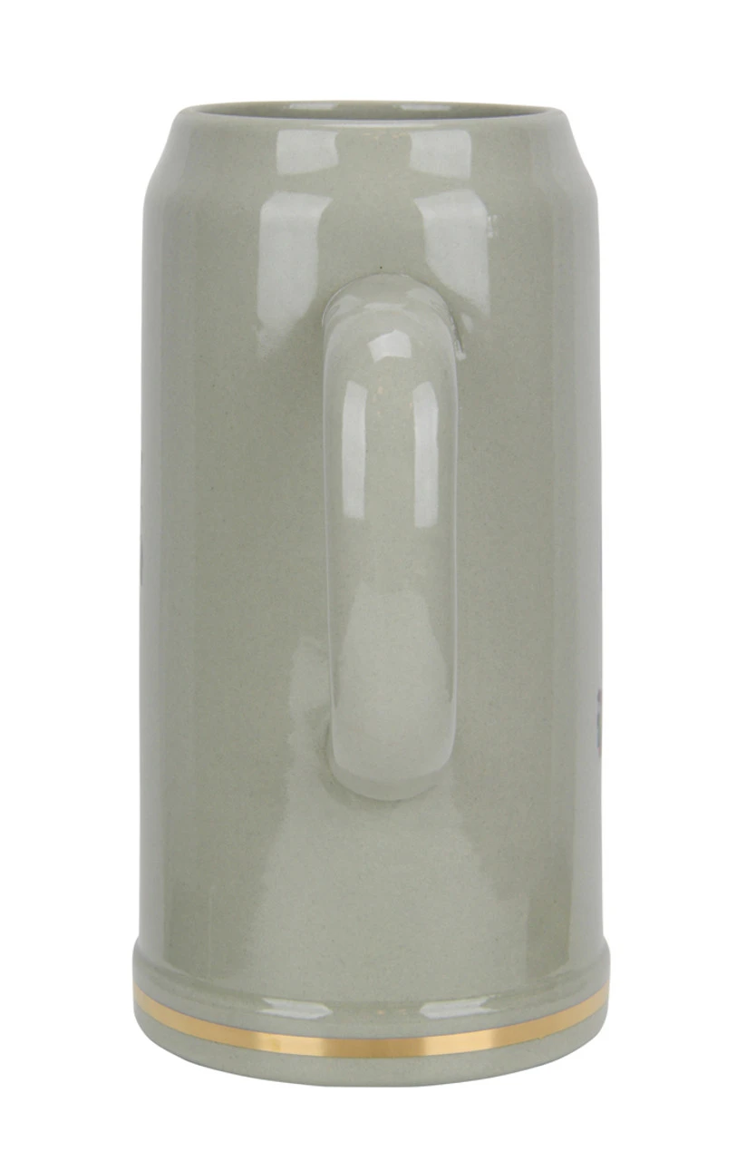 German "Purity Law" Stoneware Beer Mug 1 Liter - Image 4