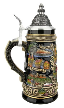 Rhein River German Beer Stein 7 Rhein River German Beer Stein -German Beer Steins Sales Store Rhein River German Beer Stein ZB1757606 LS SM 86012.1618345416
