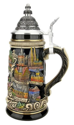 Rhein River German Beer Stein 8 Rhein River German Beer Stein -German Beer Steins Sales Store Rhein River German Beer Stein ZB1757606 RS SM 74511.1618345419