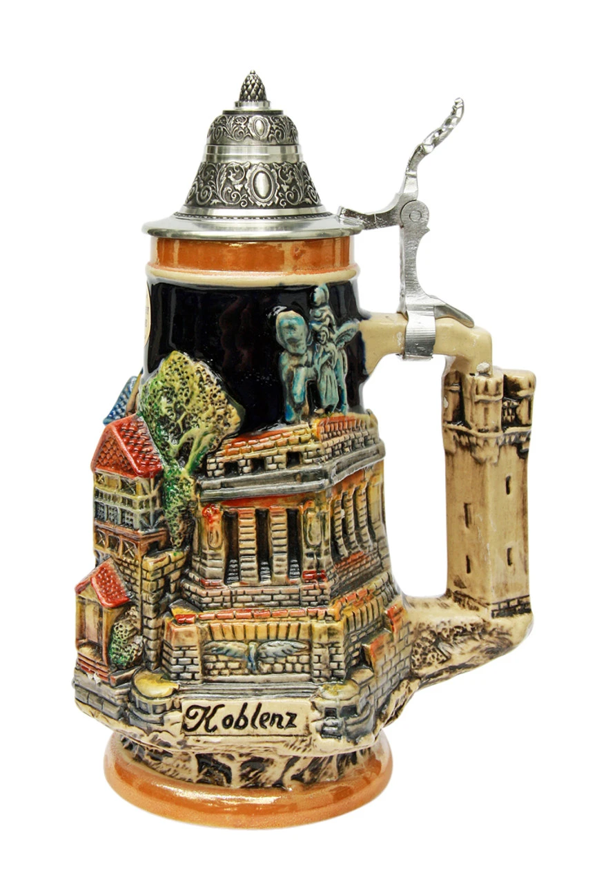 Rhein River Towns Souvenir Beer Stein 2 Rhein River Towns Souvenir Beer Stein - Image 2