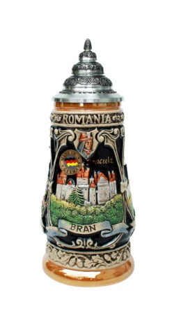 Romania Dracula Souvenir Beer Stein 0.25 Liter