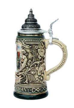Rothenburg City Skyline Beer Stein 0.4 Liter -German Beer Steins Sales Store Rothenburg Beer Stein K430RUR RS SM 66518.1401398943