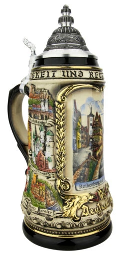 Rothenburg German Beer Stein -German Beer Steins Sales Store Rothenburg German Beer Stein ZB1424S6969 LA SM 79100.1650121286