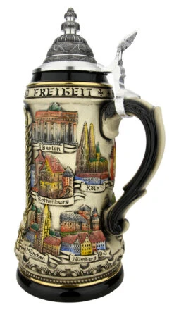 Rothenburg German Beer Stein -German Beer Steins Sales Store Rothenburg German Beer Stein ZB1424S6969 RS SM 61245.1650121467
