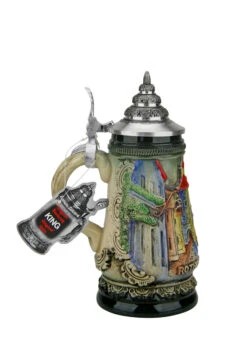 Rothenburg Mini German Beer Stein | 0.125 Liter -German Beer Steins Sales Store Rothenburg Mini German Beer Stein 0.125 Liter K305RUR with Tag SM 17932.1553550976