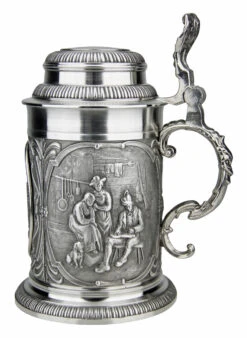 Rothenburg Pewter Beer Stein -German Beer Steins Sales Store Rothenburg Pewter Beer Stein AS10934 RS SM 99464.1511130884