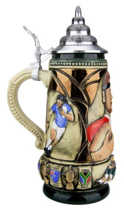 Rugby Beer Stein Rustic 7 Rugby Beer Stein Rustic -German Beer Steins Sales Store Rugby Beer Stein Rustic K312RU LS SM 86822.1522704362