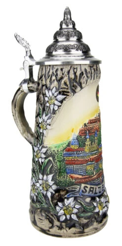 Salzburg Rock Grotto Beer Stein -German Beer Steins Sales Store Salzburg Rock Grotto Beer Stein K330S LA SM 15583.1523739604