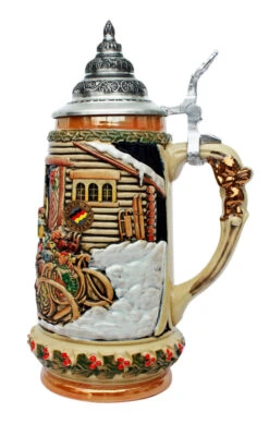 Santa In Sleigh Christmas Beer Stein 5 Santa In Sleigh Christmas Beer Stein -German Beer Steins Sales Store Santa in Sleigh Christmas Beer Stein K041 RS SM 16248.1539200939