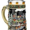 Santas Train German Christmas Beer Stein