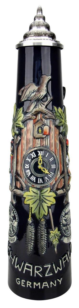 Schwarzwald Black Forest Cuckoo Clock Jug Stein | 2 Liter - Image 2