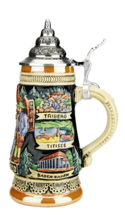 Schwarzwald Cuckoo Clock Beer Stein | 0.25 Liter -German Beer Steins Sales Store Schwarzwald Cuckoo Clock Beer Stein 0.25 Liter K307SWD 025 RS SM 87352.1582573228