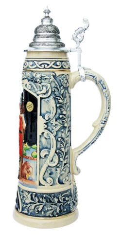 King Limitaet 2013 | Siegfrieds Farewell Handpainted Beer Stein 6 King Limitaet 2013 | Siegfrieds Farewell Handpainted Beer Stein -German Beer Steins Sales Store Siegfrieds Farewell 2013 Beer Stein K2043B RS SM 19870.1395937084