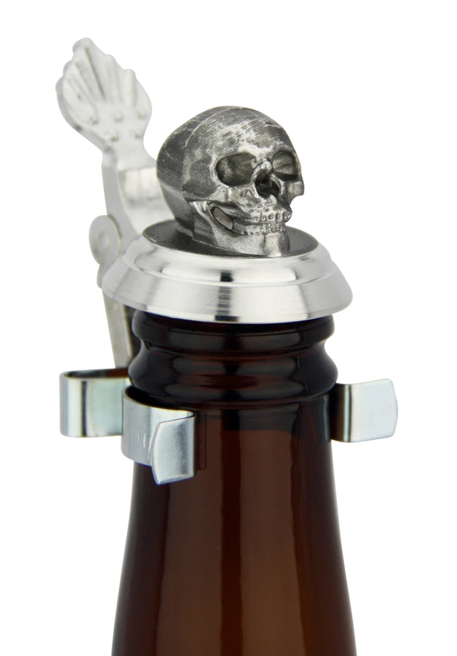 Skull Beer Stein Lid For Beer Bottles 1 Skull Beer Stein Lid For Beer Bottles