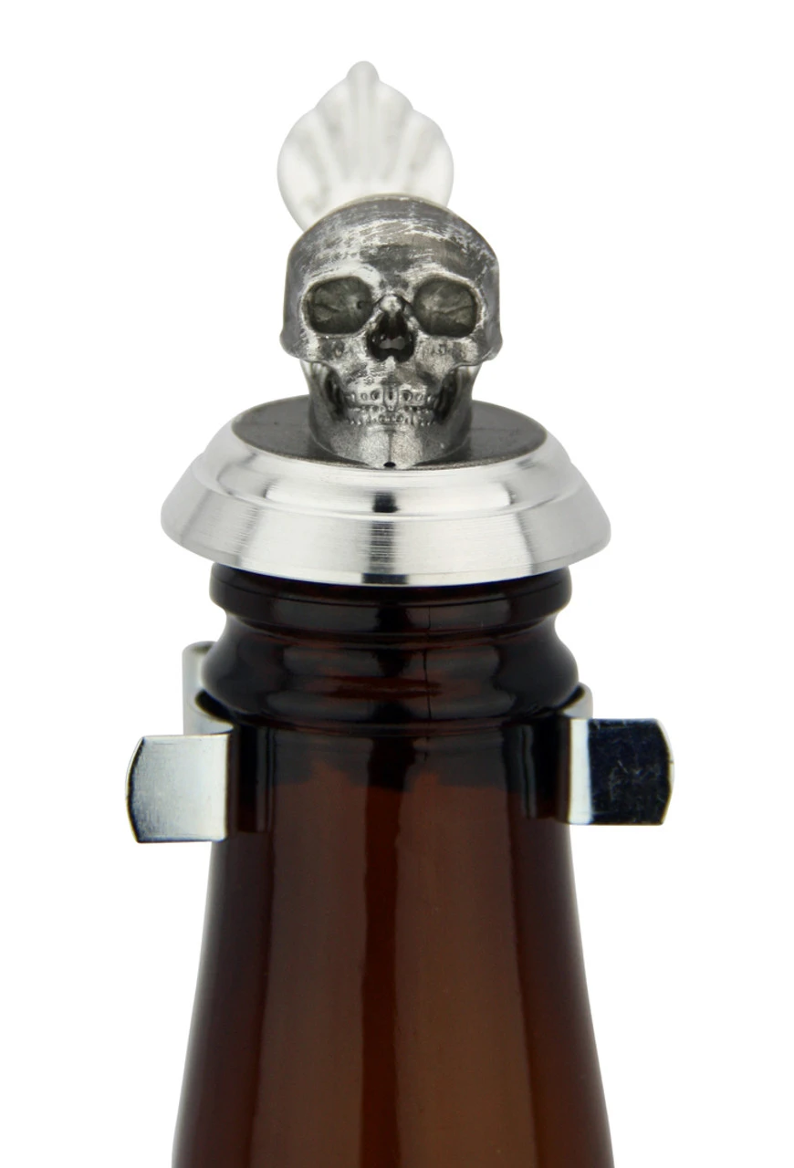 Skull Beer Stein Lid For Beer Bottles 2 Skull Beer Stein Lid For Beer Bottles - Image 2