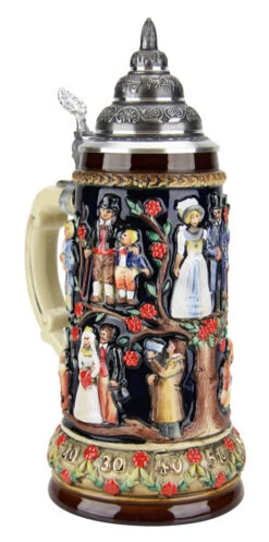 Stein Of Life Wedding Beer Stein -German Beer Steins Sales Store Stein of Life Wedding Beer Stein K1026 LA SM 11856.1494353745