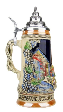 Strasbourg Alsace Beer Stein -German Beer Steins Sales Store Strasbourg Alsace Beer Stein K305SBG LS SM 99180.1491255937