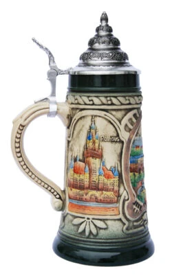 Stuttgart Beer Stein Rustic -German Beer Steins Sales Store Stuttgart Beer Stein Rustic K300RHRUS LS SM 80562.1397489609