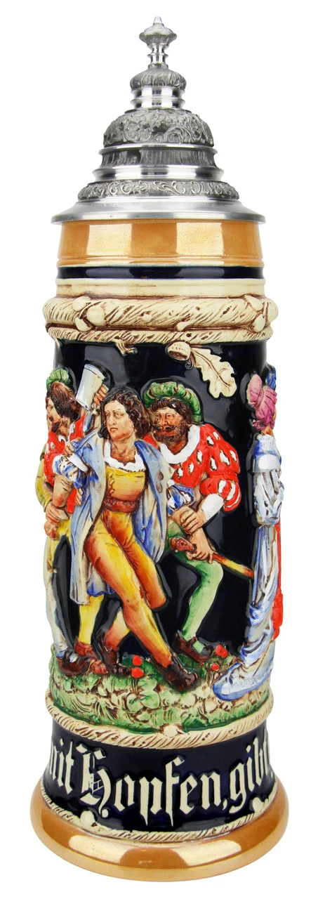 The Freeloader Traditional Style Beer Stein | 2 Liter 2 The Freeloader Traditional Style Beer Stein | 2 Liter - Image 2
