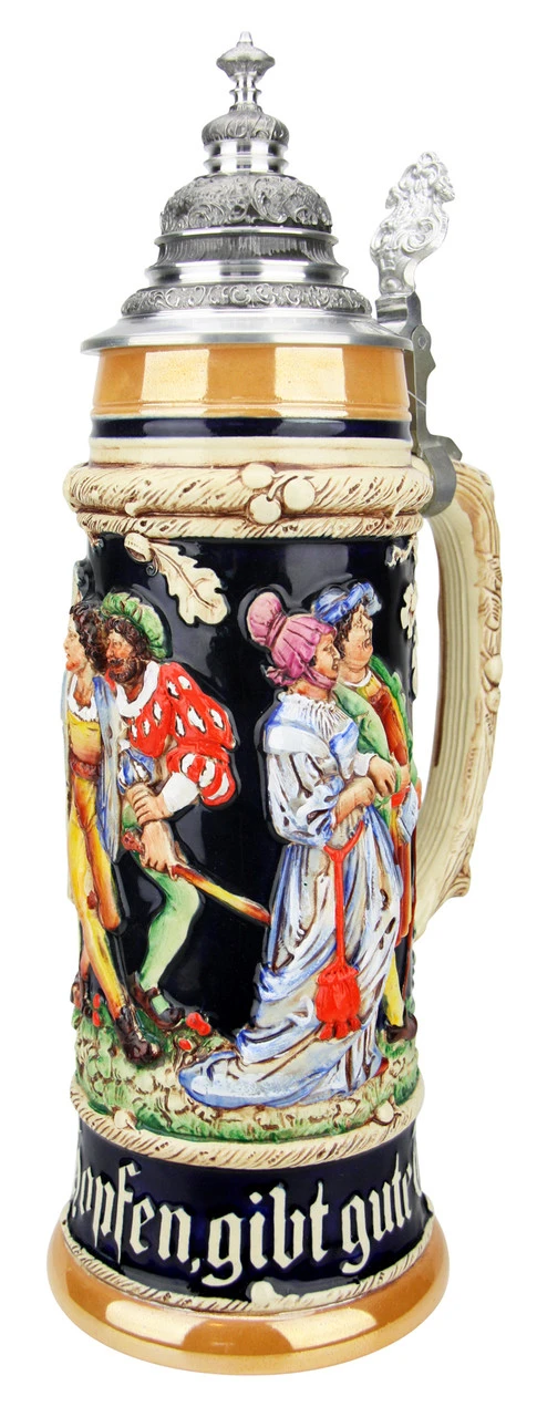 The Freeloader Traditional Style Beer Stein | 2 Liter 3 The Freeloader Traditional Style Beer Stein | 2 Liter - Image 3