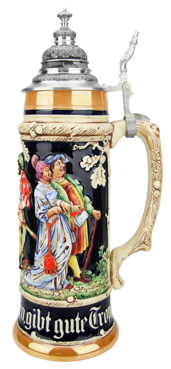 The Freeloader Traditional Style Beer Stein | 2 Liter 4 The Freeloader Traditional Style Beer Stein | 2 Liter - Image 4