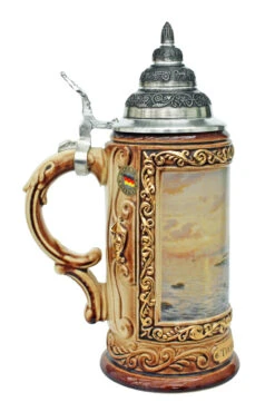 Thomas Kinkade Serenity Cove Beer Stein -German Beer Steins Sales Store Thomas Kinkade Serenity Cove Beer Stein K7702 LS SM 06345.1401732382
