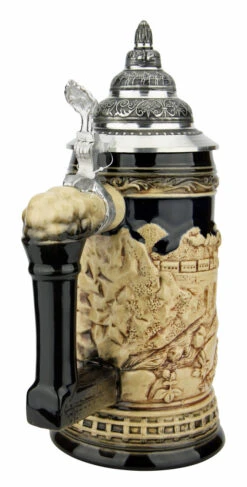Train Beer Stein | Antique Style -German Beer Steins Sales Store Train Beer Stein Antique Style K940EZ Back SM 38017.1631571527