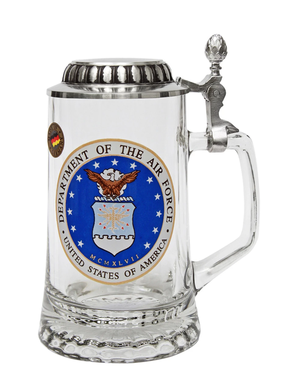 U.S. Air Force Glass Beer Stein 1 U.S. Air Force Glass Beer Stein