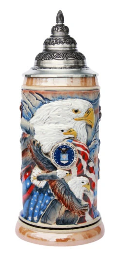 US Air Force Eagle Of Freedom Beer Stein