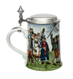 Zimmermann Wedding March Porcelain Beer Stein -German Beer Steins Sales Store Wedding March Porcelain Beer Stein Z9453 LS SM 74149.1493400321