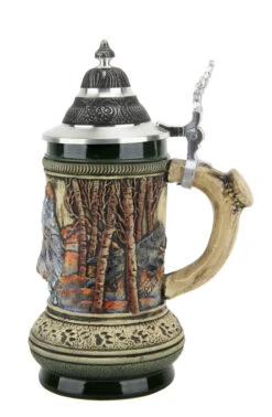 Wolf Beer Stein -German Beer Steins Sales Store Wolf Beer Stein KT7000Z RS SM 97034.1461699057