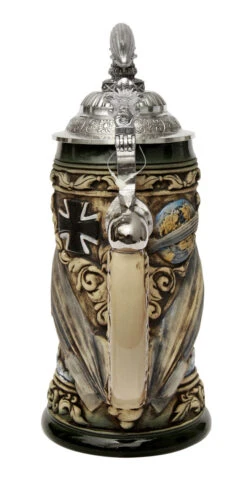 Zeppelin 3D Beer Stein Rustic 12 Zeppelin 3D Beer Stein Rustic -German Beer Steins Sales Store Zeppelin Beer Stein Rusic K339RUZ Back SM 42492.1446321789