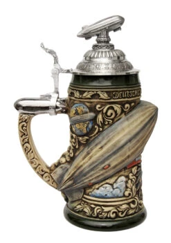 Zeppelin 3D Beer Stein Rustic 11 Zeppelin 3D Beer Stein Rustic -German Beer Steins Sales Store Zeppelin Beer Stein Rusic K339RUZ LS SM 27129.1446321782